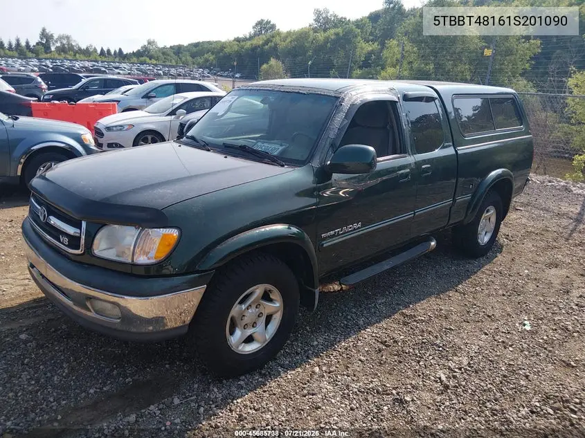 2001 Toyota Tundra Ltd V8 VIN: 5TBBT48161S201090 Lot: 45685738