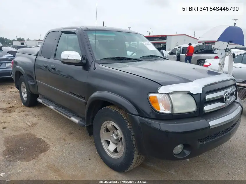 2004 Toyota Tundra Sr5 V8 VIN: 5TBRT34154S446790 Lot: 45648684