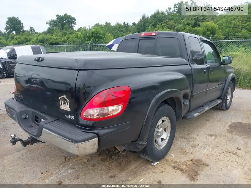 2004 Toyota Tundra Sr5 V8 VIN: 5TBRT34154S446790 Lot: 45648684
