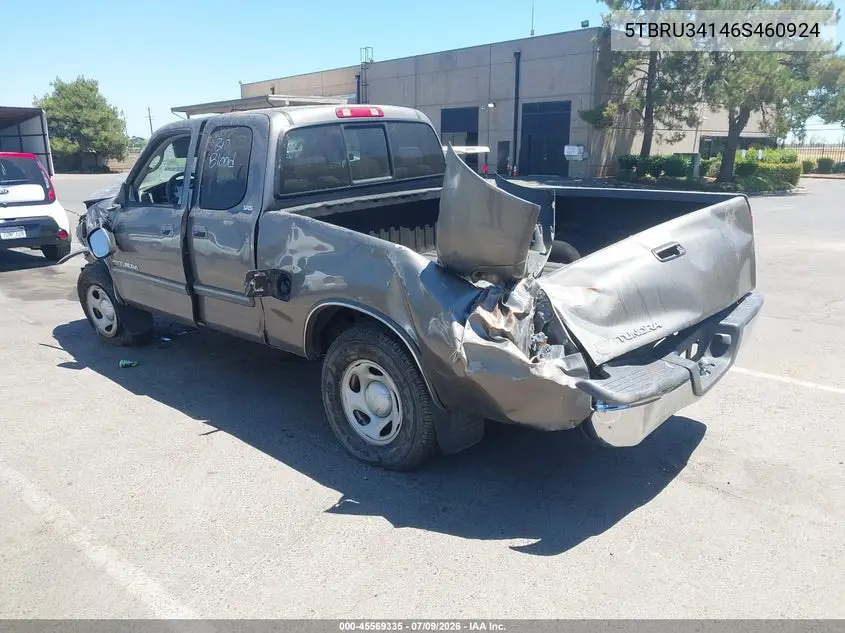 2006 Toyota Tundra Sr5 VIN: 5TBRU34146S460924 Lot: 45569335