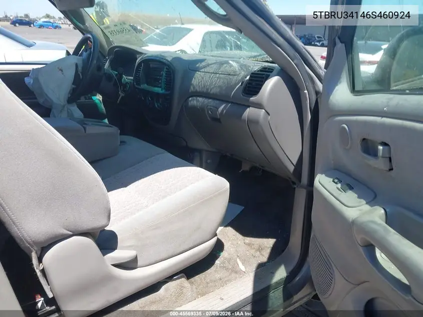 2006 Toyota Tundra Sr5 VIN: 5TBRU34146S460924 Lot: 45569335