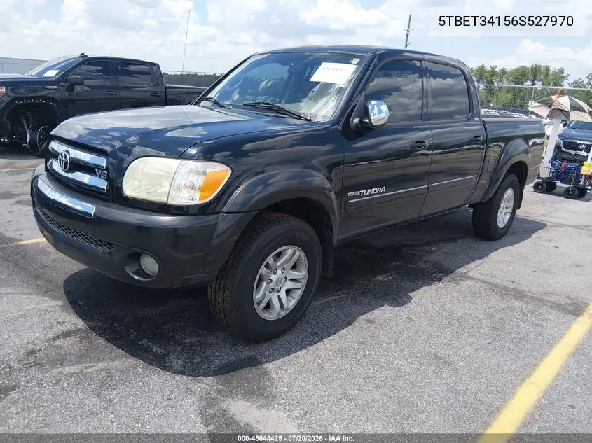 2006 Toyota Tundra Sr5 V8 VIN: 5TBET34156S527970 Lot: 45644425