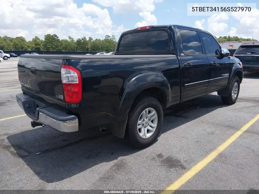 2006 Toyota Tundra Sr5 V8 VIN: 5TBET34156S527970 Lot: 45644425