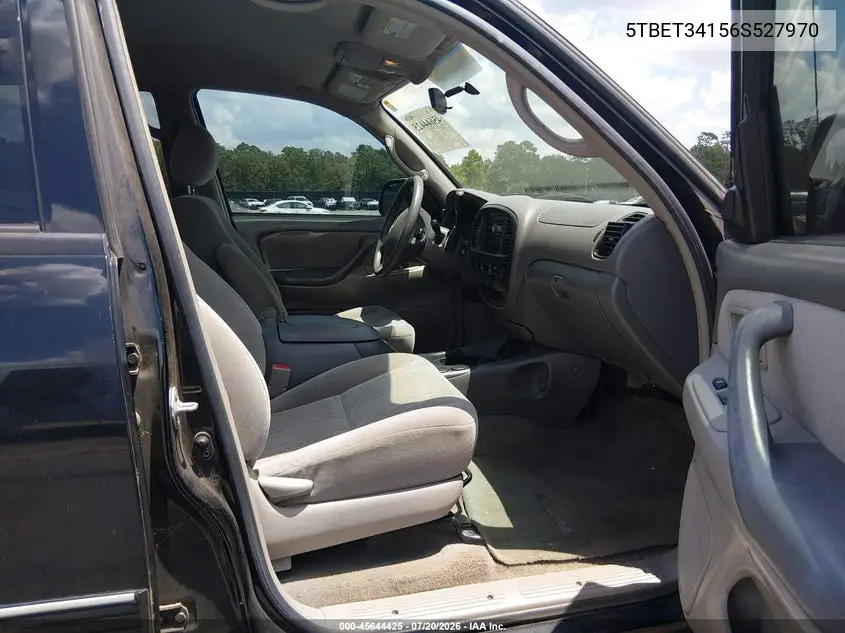 2006 Toyota Tundra Sr5 V8 VIN: 5TBET34156S527970 Lot: 45644425