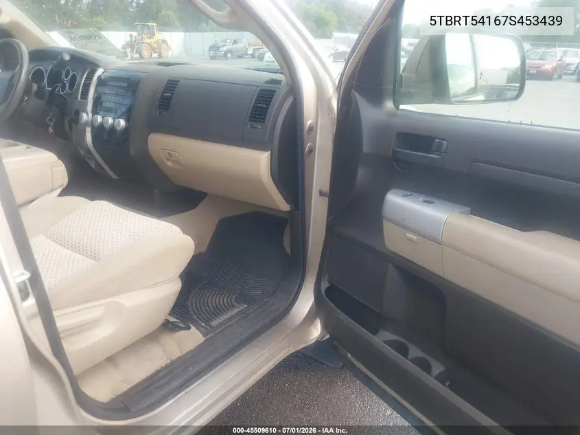 2007 Toyota Tundra Sr5 4.7L V8 VIN: 5TBRT54167S453439 Lot: 45509610