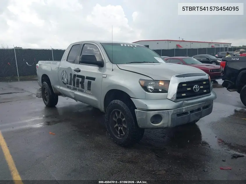 2007 Toyota Tundra Sr5 4.7L V8 VIN: 5TBRT54157S454095 Lot: 45547813