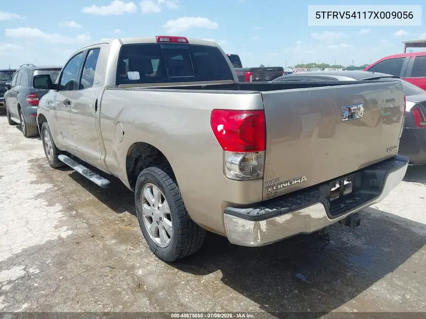2007 Toyota Tundra Sr5 V8 VIN: 5TFRV54117X009056 Lot: 45575050