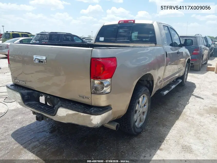 2007 Toyota Tundra Sr5 V8 VIN: 5TFRV54117X009056 Lot: 45575050