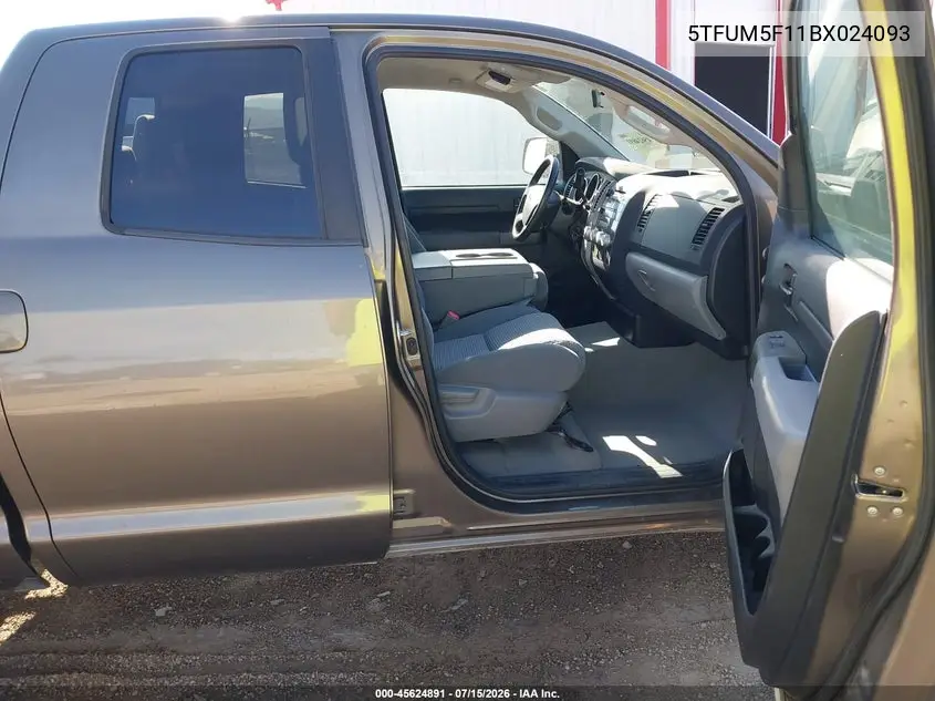 2011 Toyota Tundra Grade 4.6L V8 VIN: 5TFUM5F11BX024093 Lot: 45624891
