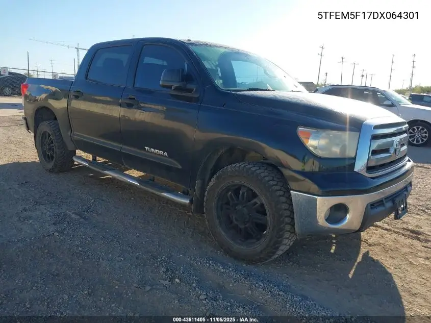 5TFEM5F17DX064301 2013 Toyota Tundra Grade 4.6L V8