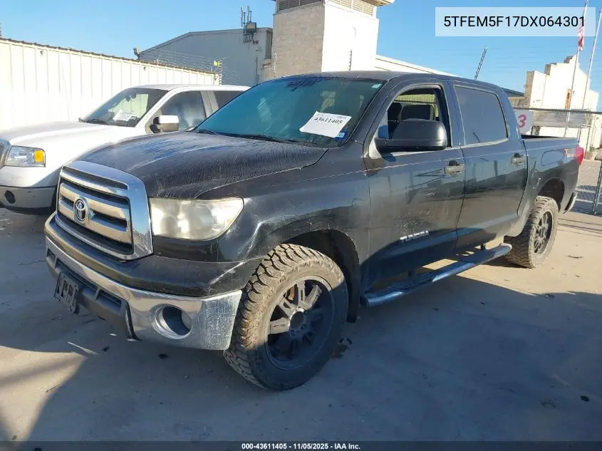 5TFEM5F17DX064301 2013 Toyota Tundra Grade 4.6L V8