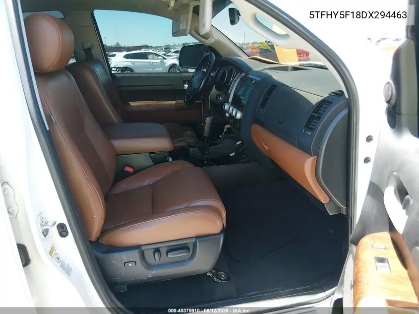 2013 Toyota Tundra Limited 5.7L V8 VIN: 5TFHY5F18DX294463 Lot: 45375910