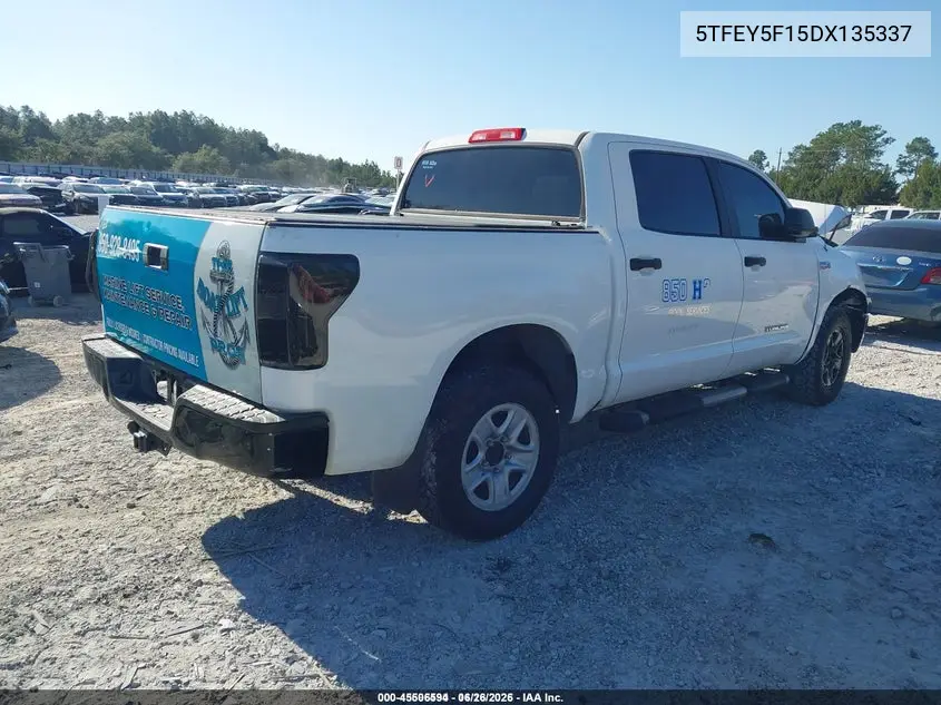 5TFEY5F15DX135337 2013 Toyota Tundra Grade 5.7L V8