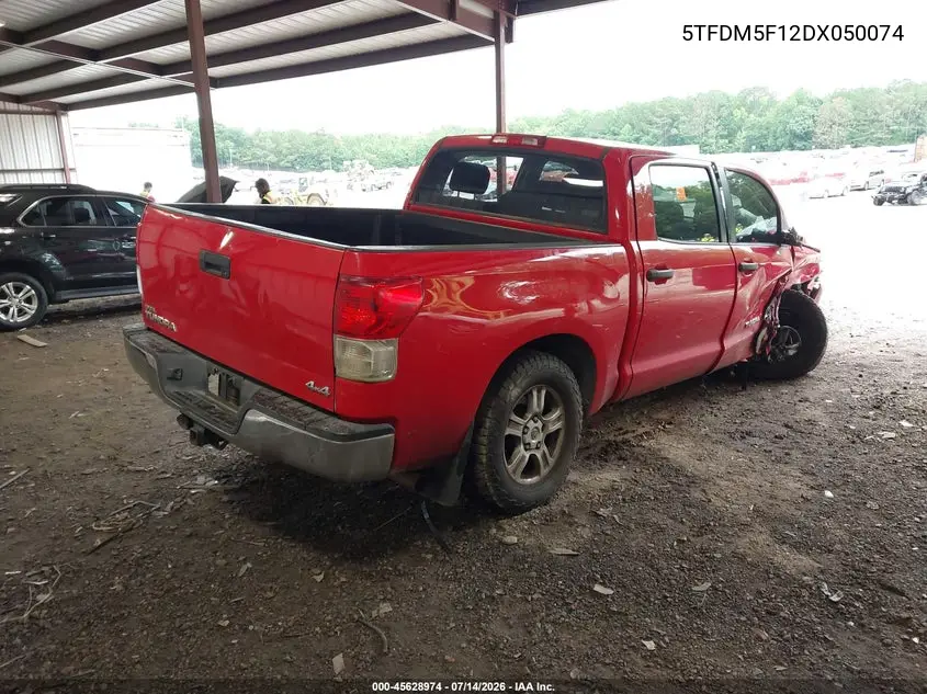 2013 Toyota Tundra Grade 4.6L V8 VIN: 5TFDM5F12DX050074 Lot: 45628974