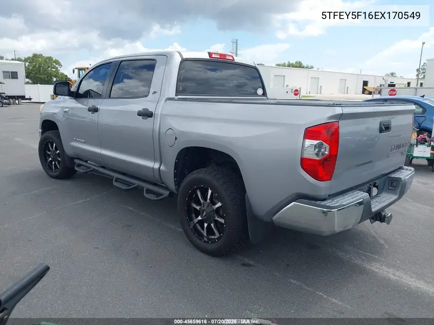 2014 Toyota Tundra Sr5 5.7L V8 VIN: 5TFEY5F16EX170549 Lot: 45659616