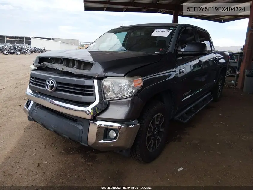 2014 Toyota Tundra Sr5 5.7L V8 VIN: 5TFDY5F19EX404324 Lot: 45690562