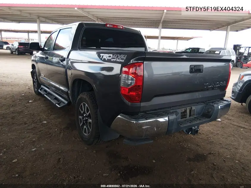 2014 Toyota Tundra Sr5 5.7L V8 VIN: 5TFDY5F19EX404324 Lot: 45690562