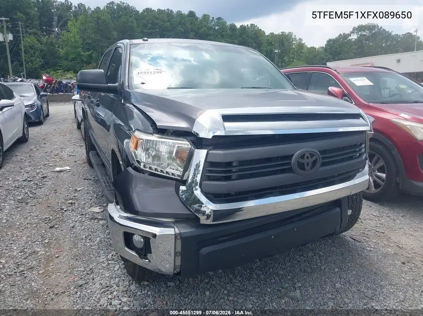 2015 Toyota Tundra Sr5 4.6L V8 VIN: 5TFEM5F1XFX089650 Lot: 45551299