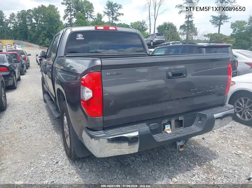 2015 Toyota Tundra Sr5 4.6L V8 VIN: 5TFEM5F1XFX089650 Lot: 45551299