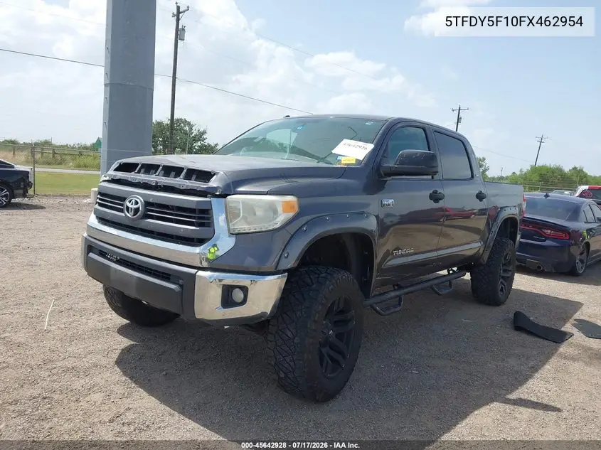 2015 Toyota Tundra Sr5 5.7L V8 VIN: 5TFDY5F10FX462954 Lot: 45642928