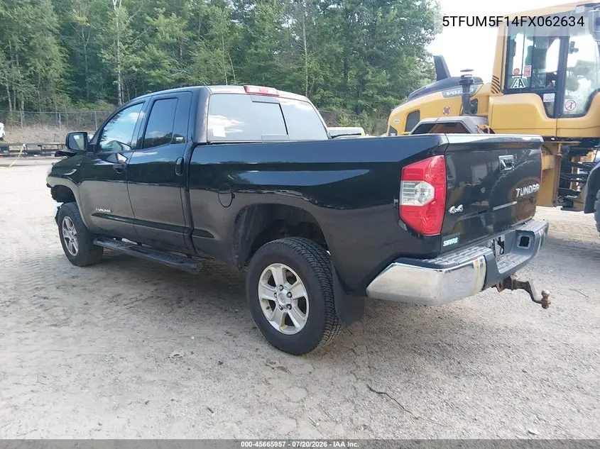 2015 Toyota Tundra Sr5 4.6L V8 VIN: 5TFUM5F14FX062634 Lot: 45665957