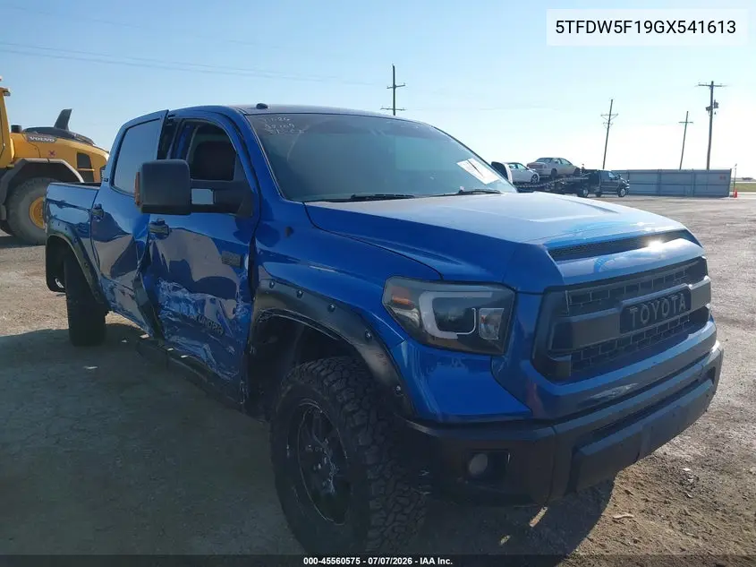 2016 Toyota Tundra Sr5 5.7L V8 VIN: 5TFDW5F19GX541613 Lot: 45560575