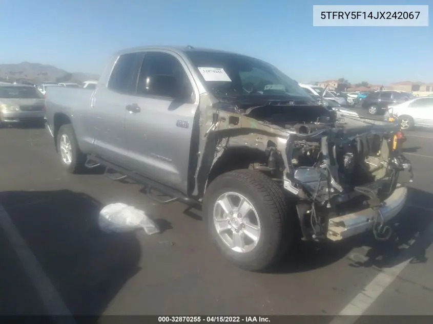5TFRY5F14JX242067 2018 Toyota Tundra Sr5 5.7L V8