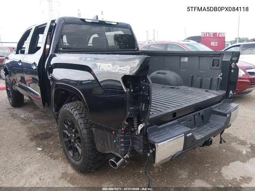 2023 Toyota Tundra 1794 Edition VIN: 5TFMA5DB0PX084118 Lot: 45670271