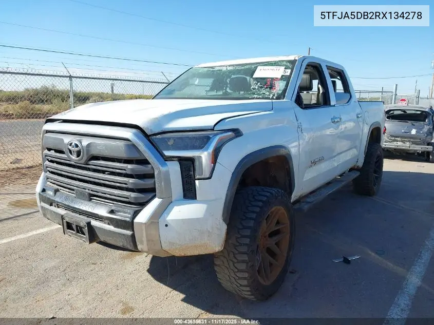 5TFJA5DB2RX134278 2024 Toyota Tundra Limited