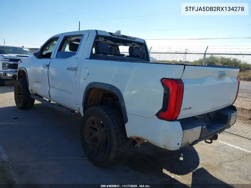 5TFJA5DB2RX134278 2024 Toyota Tundra Limited