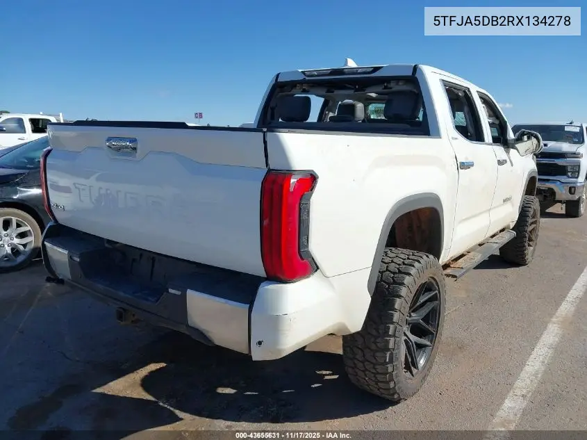 5TFJA5DB2RX134278 2024 Toyota Tundra Limited