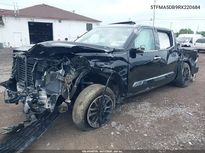 2024 Toyota Tundra 1794 Edition VIN: 5TFMA5DB9RX220684 Lot: 45348708