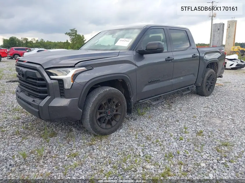 2024 Toyota Tundra Sr5 VIN: 5TFLA5DB6RX170161 Lot: 45452949