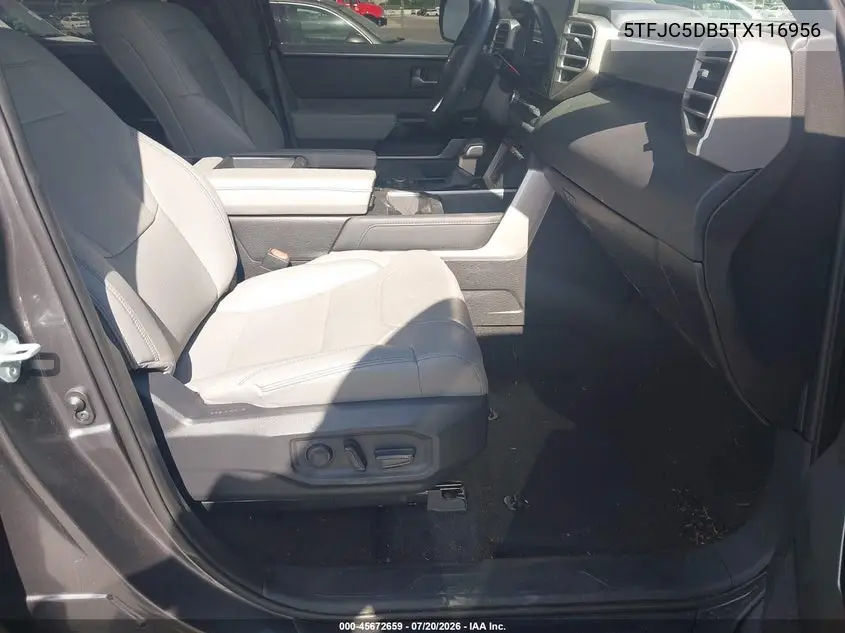2026 Toyota Tundra Hybrid Limited Crewmax 6.4' Bed VIN: 5TFJC5DB5TX116956 Lot: 45672659