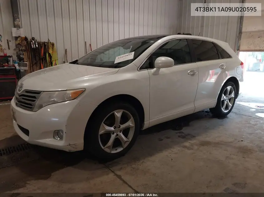 2009 Toyota Venza Base V6 VIN: 4T3BK11A09U020595 Lot: 45459893