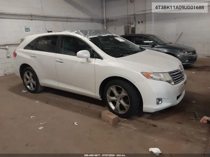 2009 Toyota Venza Base V6 VIN: 4T3BK11A09U001688 Lot: 45514877