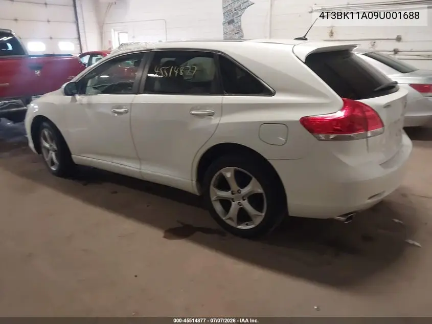2009 Toyota Venza Base V6 VIN: 4T3BK11A09U001688 Lot: 45514877