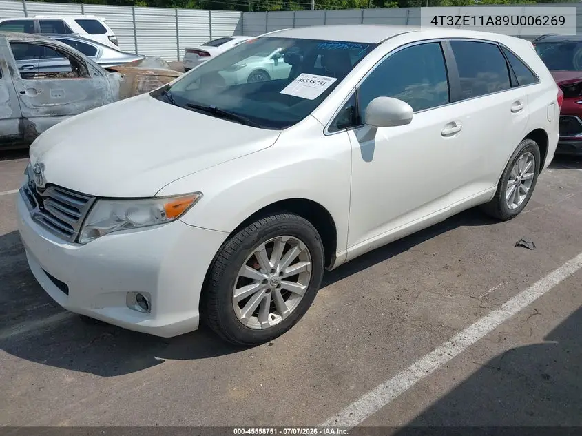 2009 Toyota Venza VIN: 4T3ZE11A89U006269 Lot: 45558751