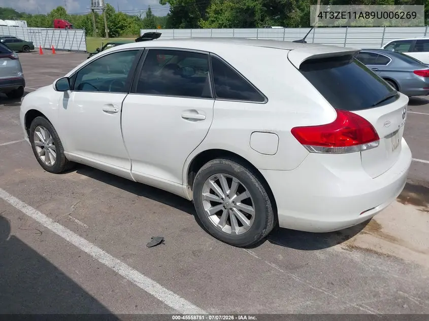 2009 Toyota Venza VIN: 4T3ZE11A89U006269 Lot: 45558751