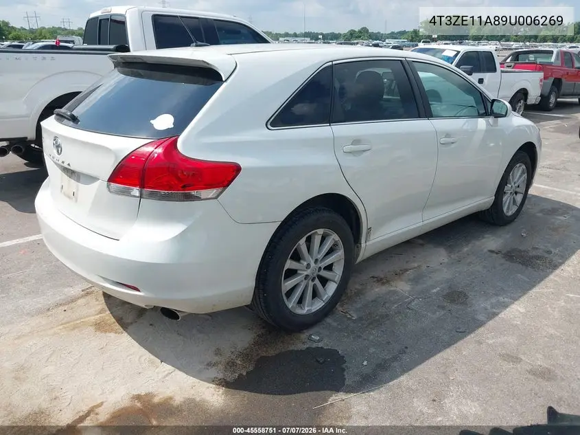 2009 Toyota Venza VIN: 4T3ZE11A89U006269 Lot: 45558751