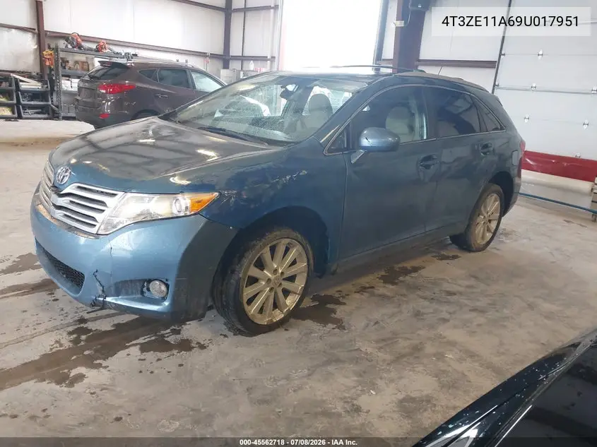 2009 Toyota Venza VIN: 4T3ZE11A69U017951 Lot: 45562718