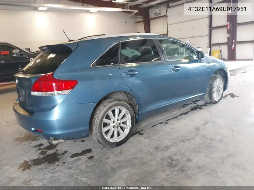 2009 Toyota Venza VIN: 4T3ZE11A69U017951 Lot: 45562718