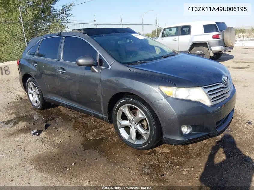 2009 Toyota Venza Base V6 VIN: 4T3ZK11A49U006195 Lot: 45581016