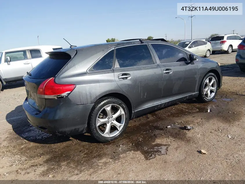 2009 Toyota Venza Base V6 VIN: 4T3ZK11A49U006195 Lot: 45581016