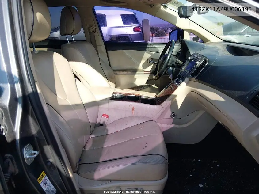 2009 Toyota Venza Base V6 VIN: 4T3ZK11A49U006195 Lot: 45581016