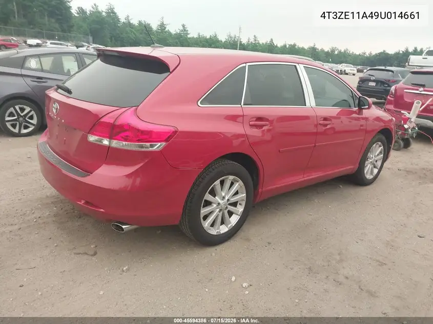 2009 Toyota Venza VIN: 4T3ZE11A49U014661 Lot: 45594386