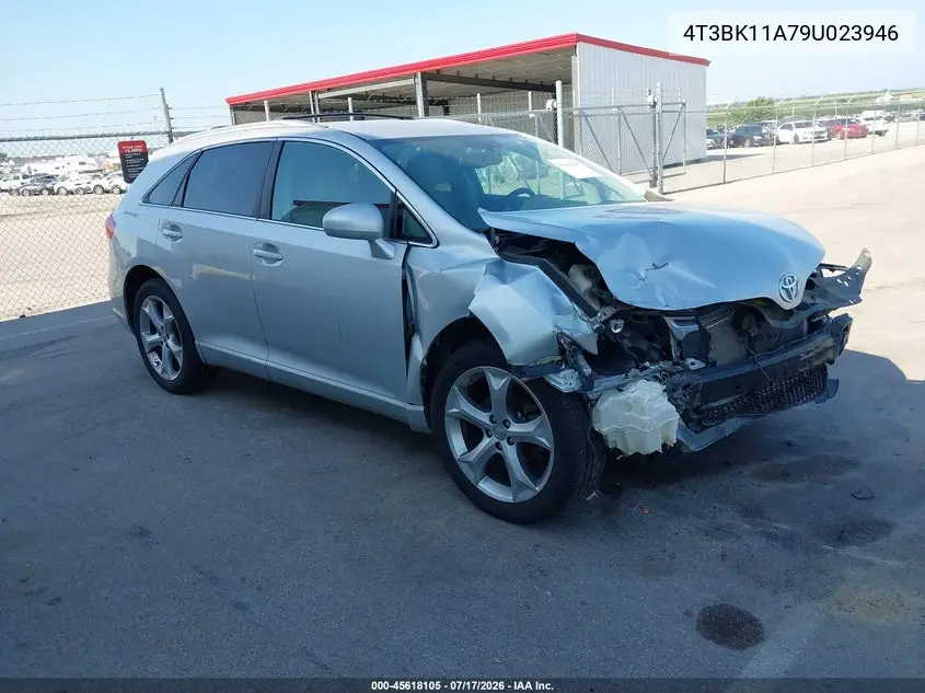 2009 Toyota Venza Base V6 VIN: 4T3BK11A79U023946 Lot: 45618105