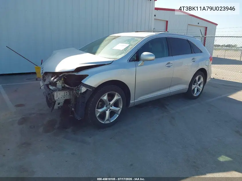 2009 Toyota Venza Base V6 VIN: 4T3BK11A79U023946 Lot: 45618105
