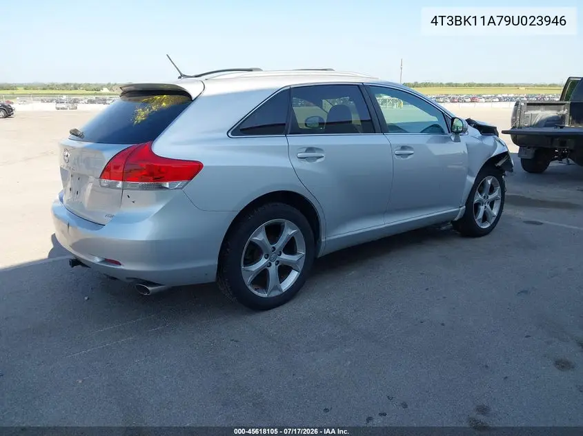 2009 Toyota Venza Base V6 VIN: 4T3BK11A79U023946 Lot: 45618105