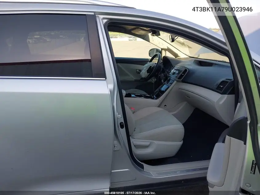 2009 Toyota Venza Base V6 VIN: 4T3BK11A79U023946 Lot: 45618105